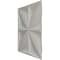 Ekena Millwork 19 5/8in. W x 19 5/8in. H Riley EnduraWall Decorative 3D Wall Panel Covers 2.67 Sq. Ft. WP20X20RLDRU - alternate 2